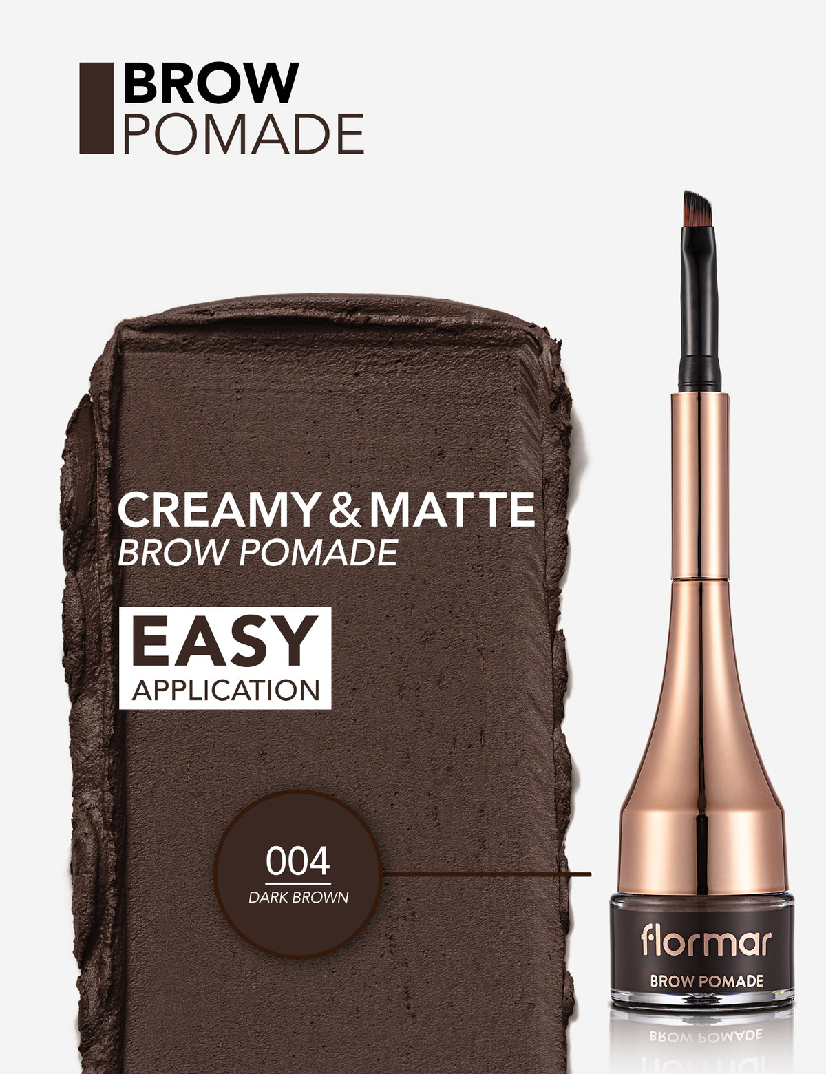 Flormar Brow Pomade - 004 Dark Brown