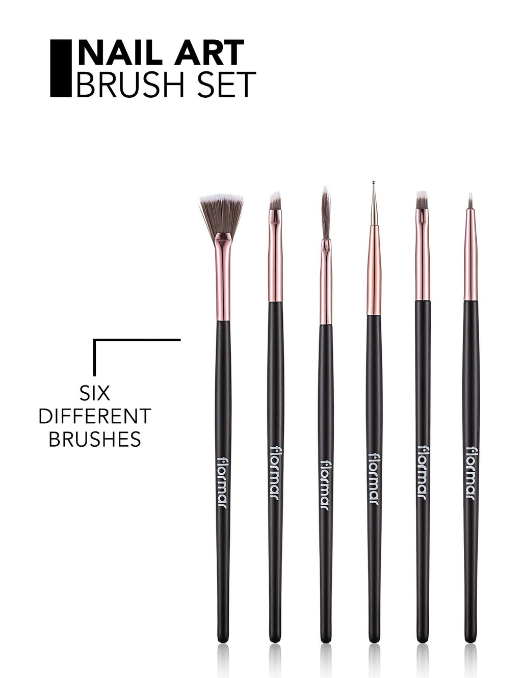 Flormar Nail Art Brush Set - 022 Ail Art Brush Set Brs