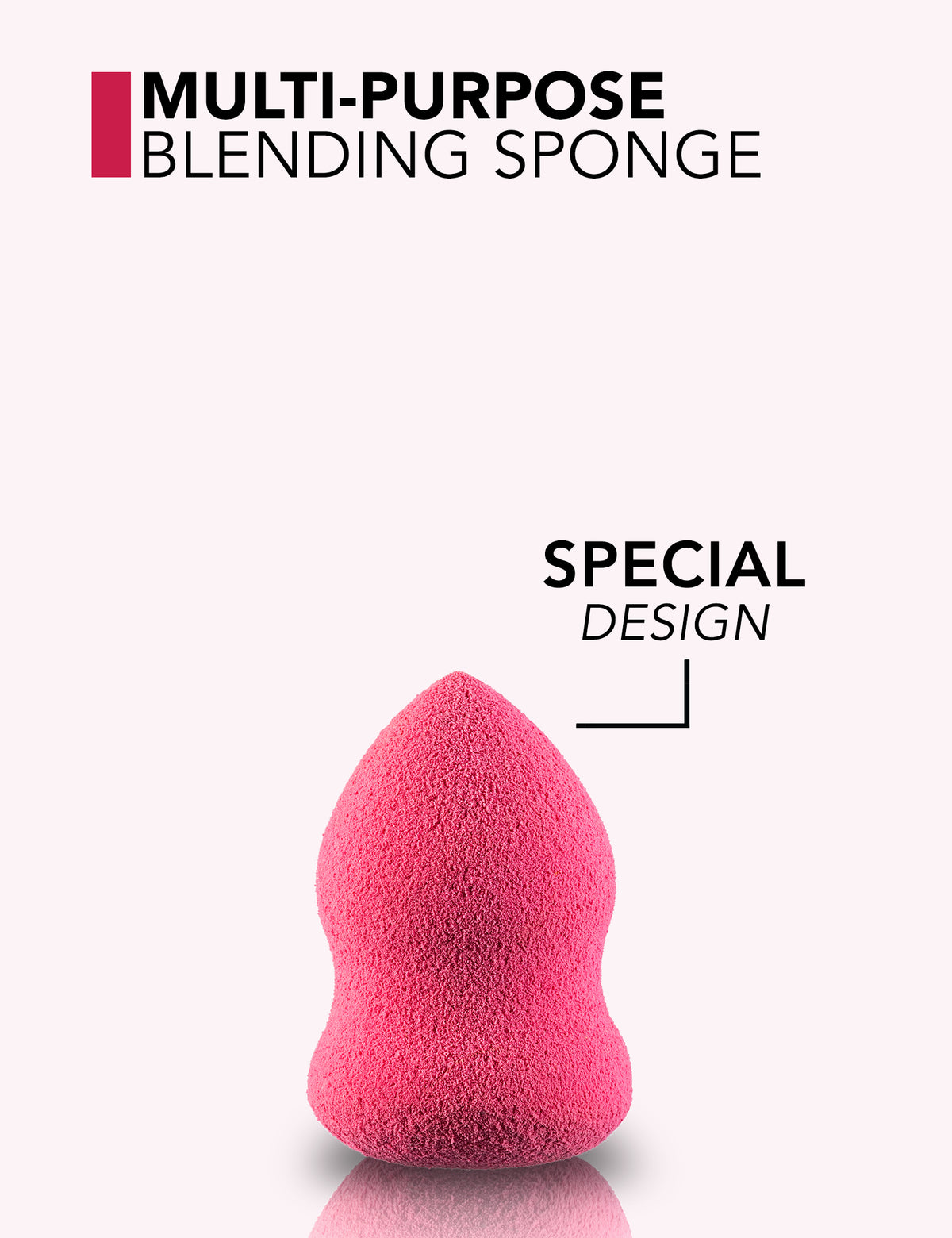 Flormar Multi-Purpose Blending Sponge - 044 Ulti-purpose Blending Sponge Redesign