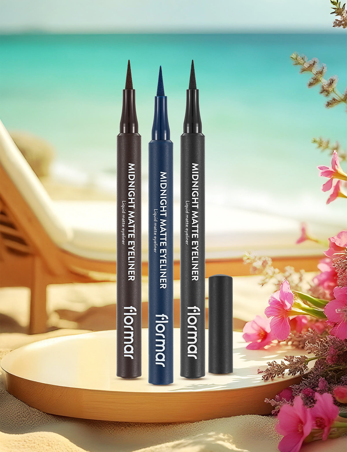 Flormar Midnight Matte Eyeliner - 002 Brown
