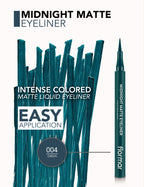 Flormar Midnight Matte Eyeliner - 004 Green
