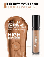 Flormar Perfect Coverage Liquid Concealer - 051 Tan