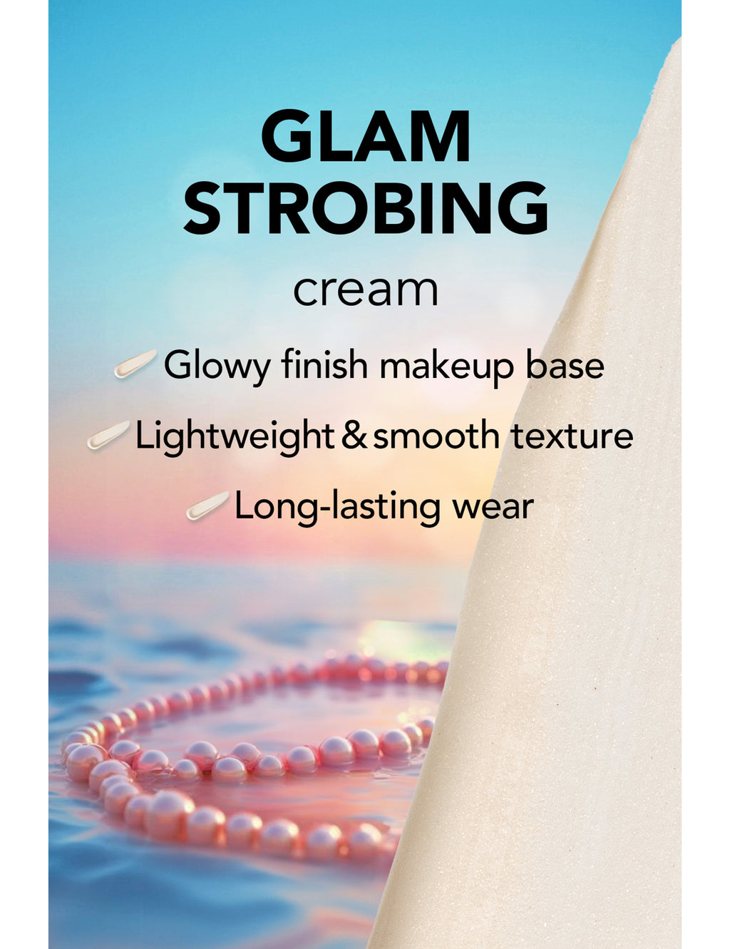 Flormar Glam Strobing Cream - 002 Peach
