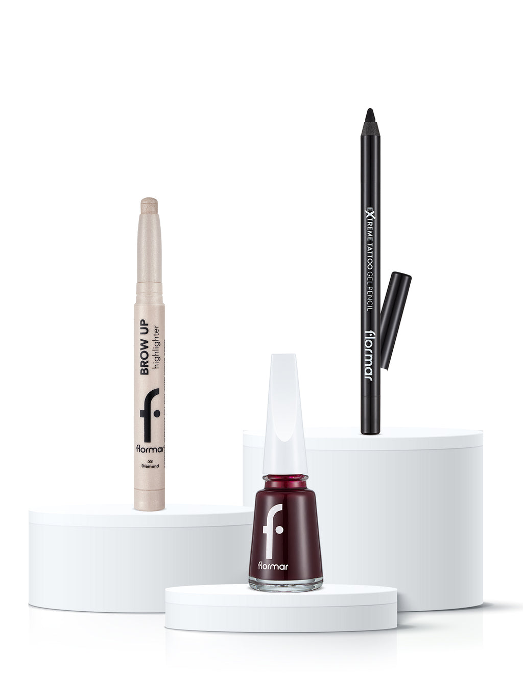 Flormar Black Diamond 3-piece Makeup Set – full set product