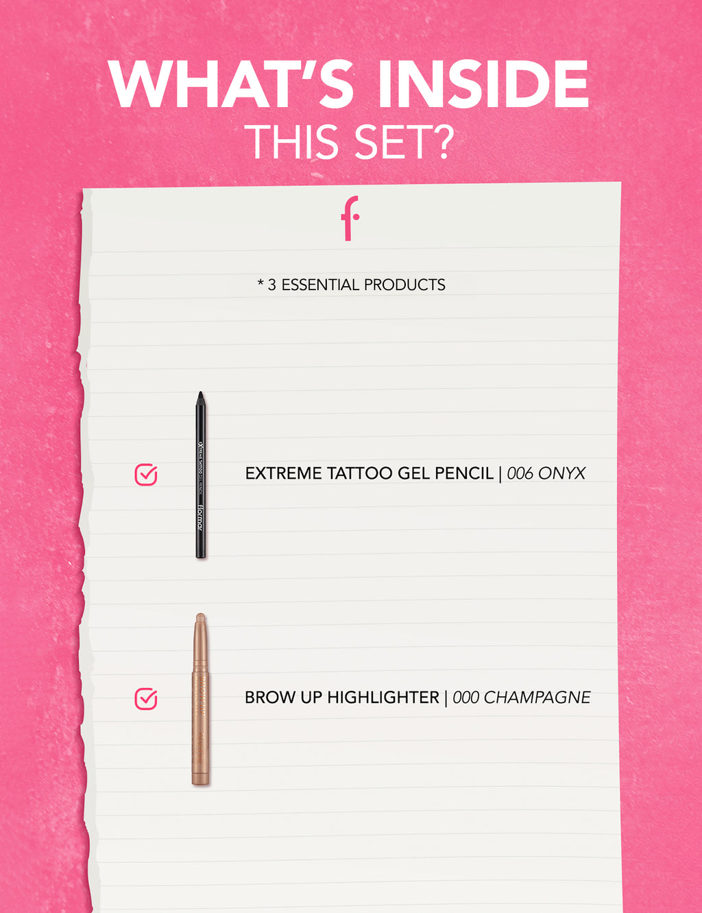 Flormar Perfect Combination 2-piece Makeup Set – shade swatches