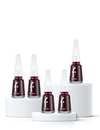 Flormar Blackstar Red 5-Piece Burgundy Nail Polish Set – product shot