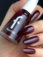 Flormar Blackstar Red 5-Piece Burgundy Nail Polish Set – nail look