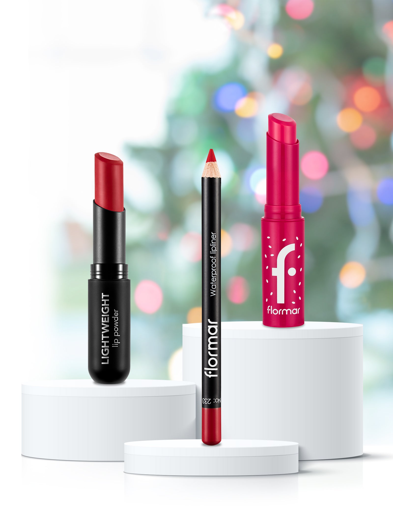 Flormar Kiss the Year 3-Piece Makeup Set – full set product