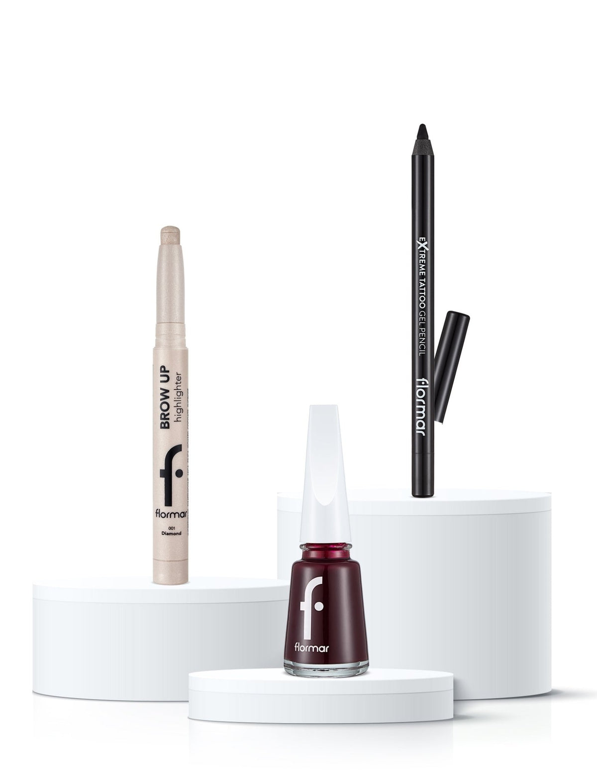 Black Diamond 3-piece Makeup Set - Flormar KSA
