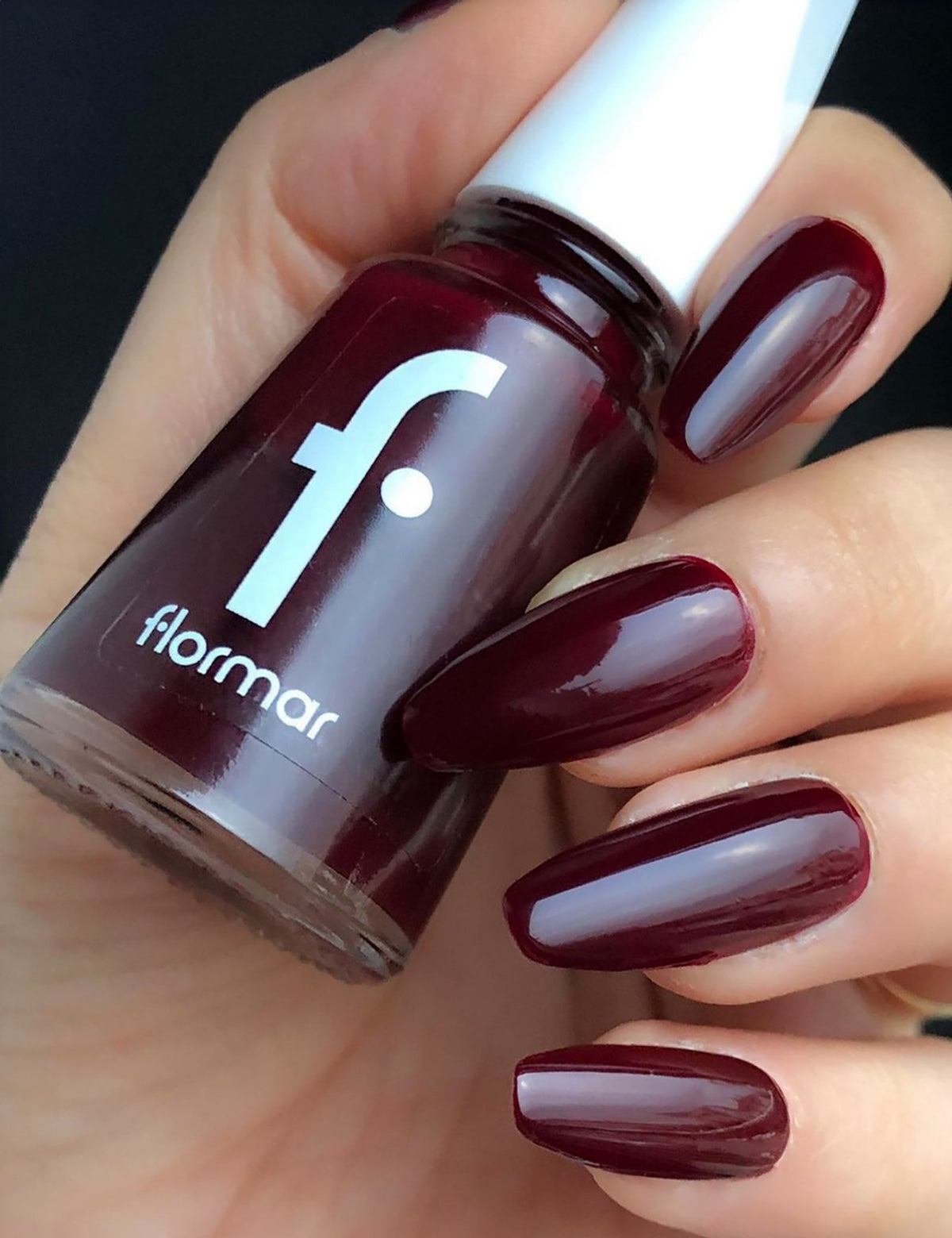 Blackstar Red 5-Piece Burgundy Nail Polish Set - Flormar KSA