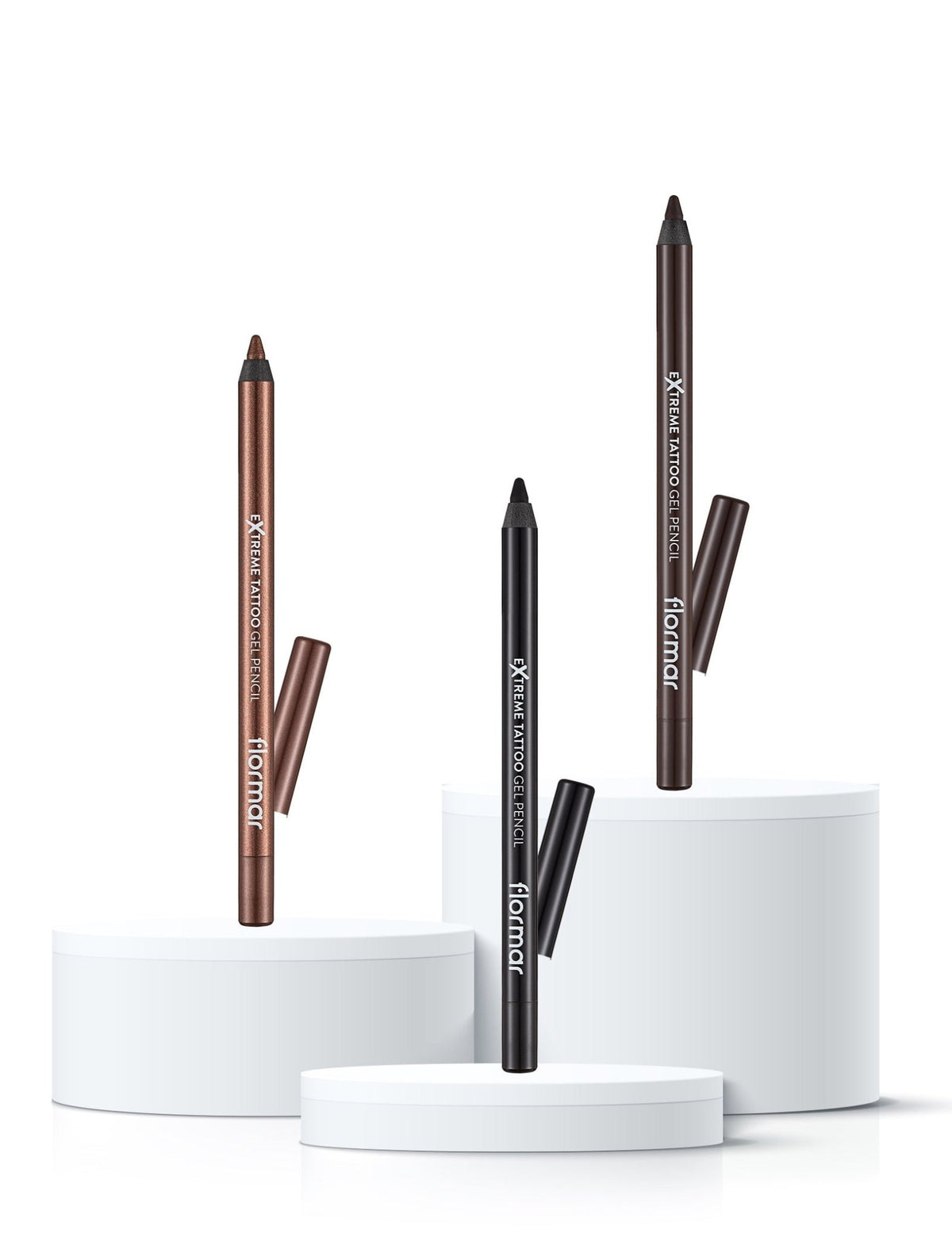Extreme Tattoo Gel 3-piece Eye Pencil Set - Flormar KSA