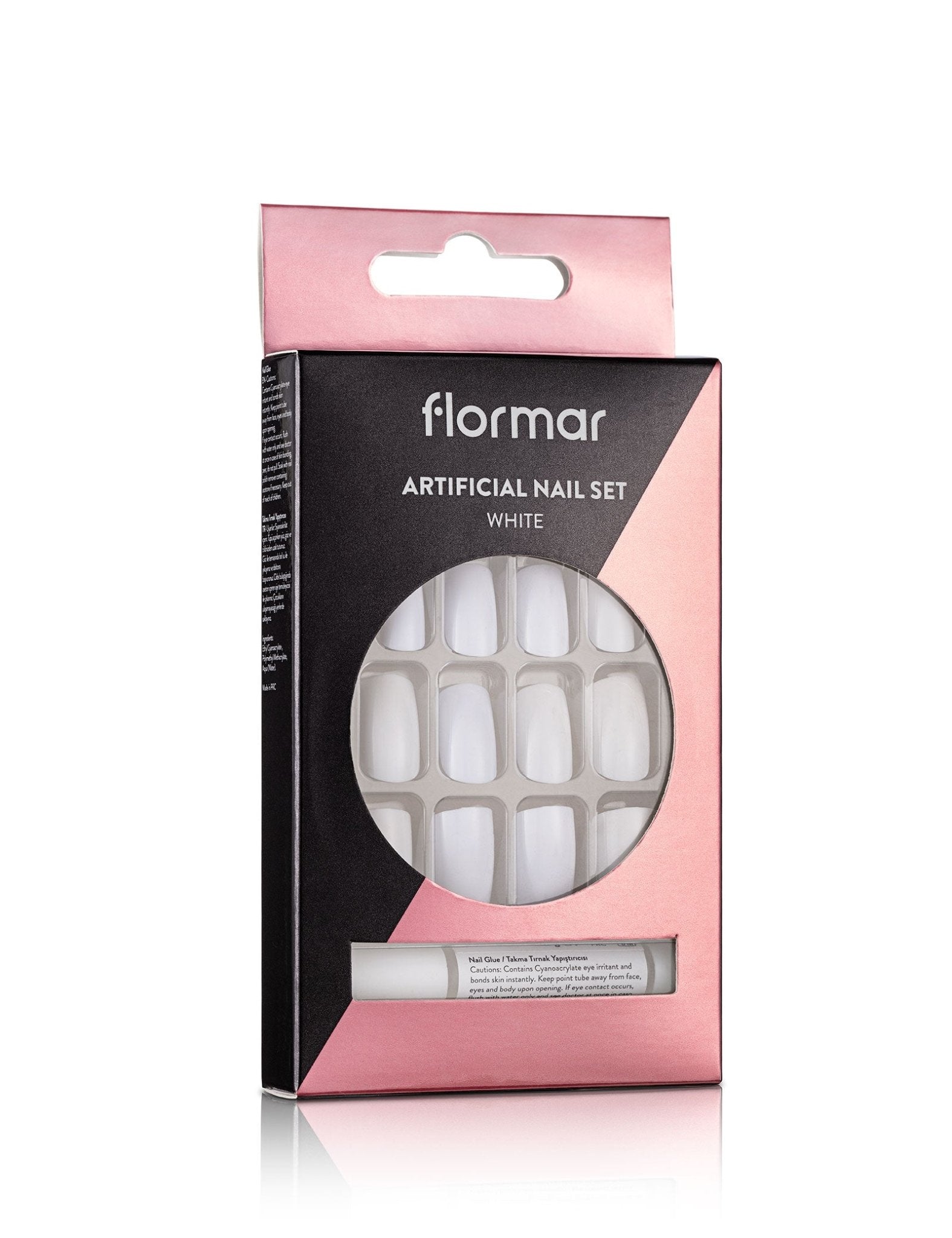 Flormar Artificial Nail Set White - Flormar KSA