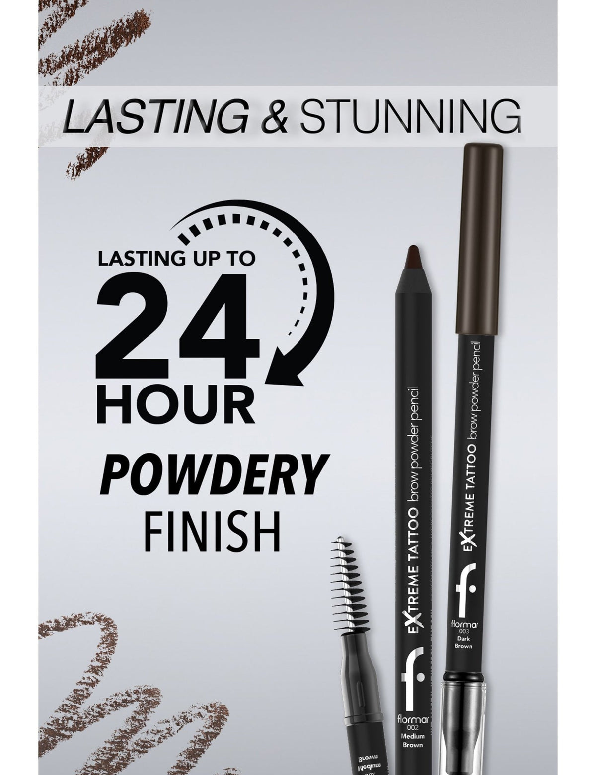 Flormar Extreme Tattoo Brow Powder Pencil - Flormar KSA