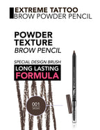 Flormar Extreme Tattoo Brow Powder Pencil - Flormar KSA