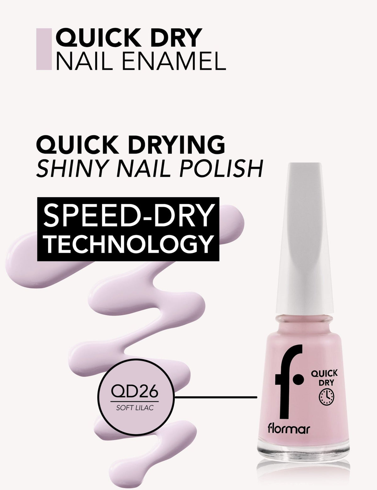 Flormar Quick Dry Nail Enamel - Flormar KSA