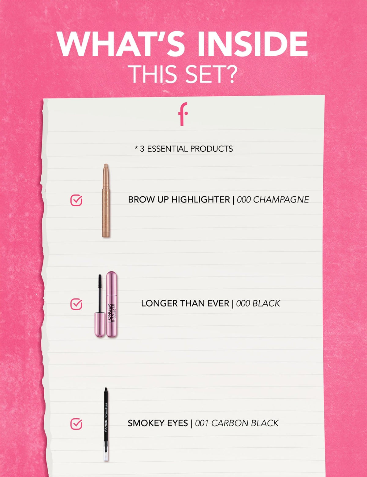 Radiant Beauty 3-piece Makeup Set - Flormar KSA